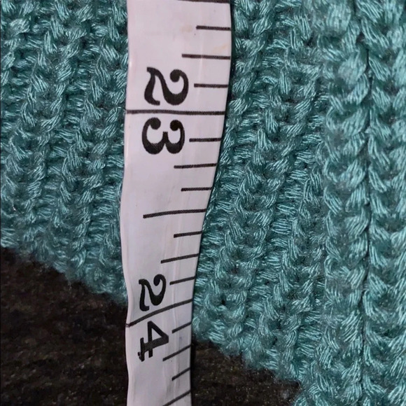 Zara Teal slouchy open knit  cardigan M - Picture 7 of 12